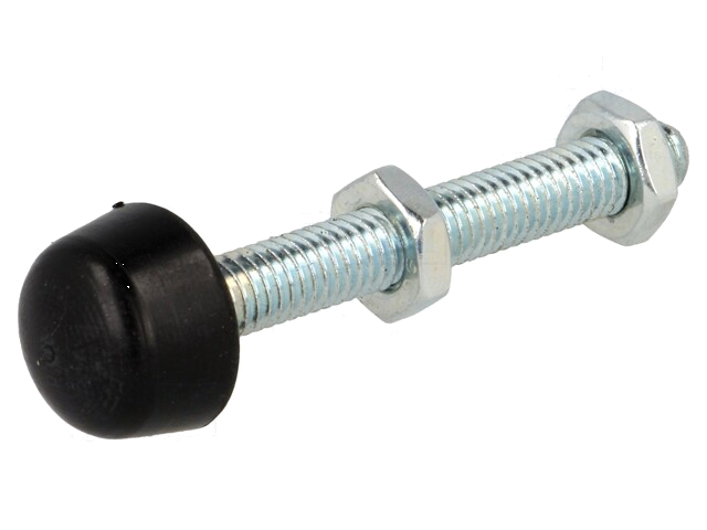 Aandrukschroef; Schroefdr: M6; D.voet: 12mm; Soort bit: afgeronde Aandrukschroef; Schroefdr: M6; D.voet: 12mm; Soort bit: afgeronde